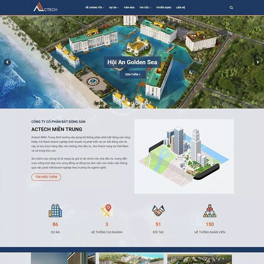 Mẫu Website Bất Động Sản 14 - Cài Đặt Sẵn