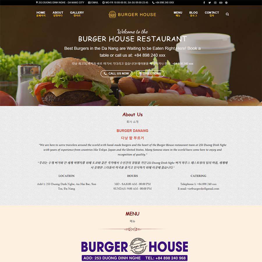 Mẫu Website Bán Bánh Mỳ - Thực Phẩm - Shop Online - Cài Đặt Sẵn