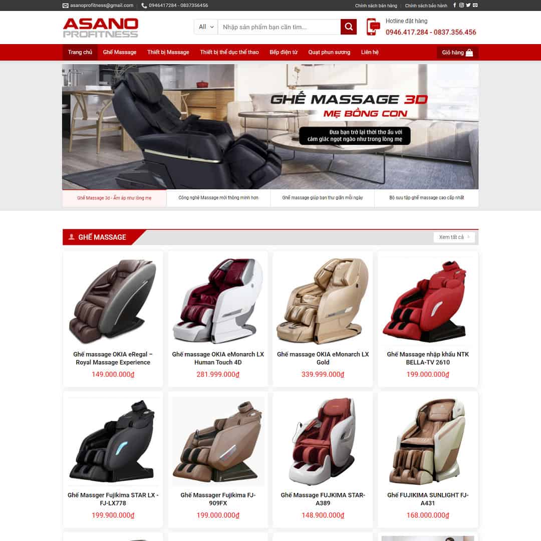 Mẫu Website Điện Máy 03 - Shop Online - Cài Đặt Sẵn