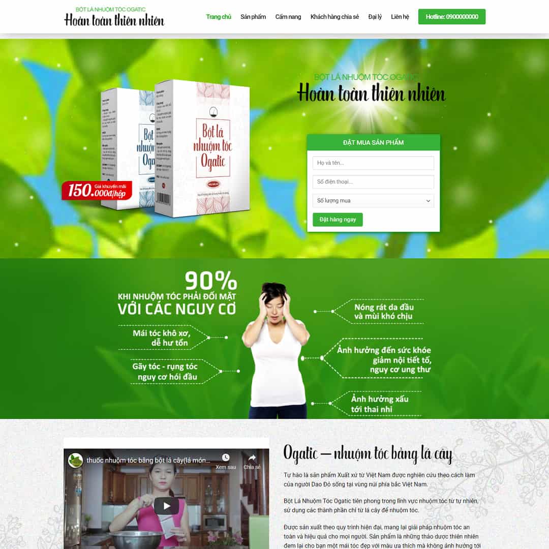 Mẫu Website Dược Phẩm 03 - Nhà Thuốc - Shop Online - Cài Đặt Sẵn