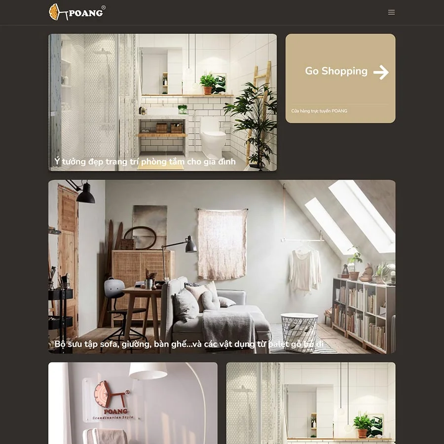 Mẫu Website Nội Thất 33 - Nội Thất Hiện Đại - Shop Online - Cài Đặt Sẵn