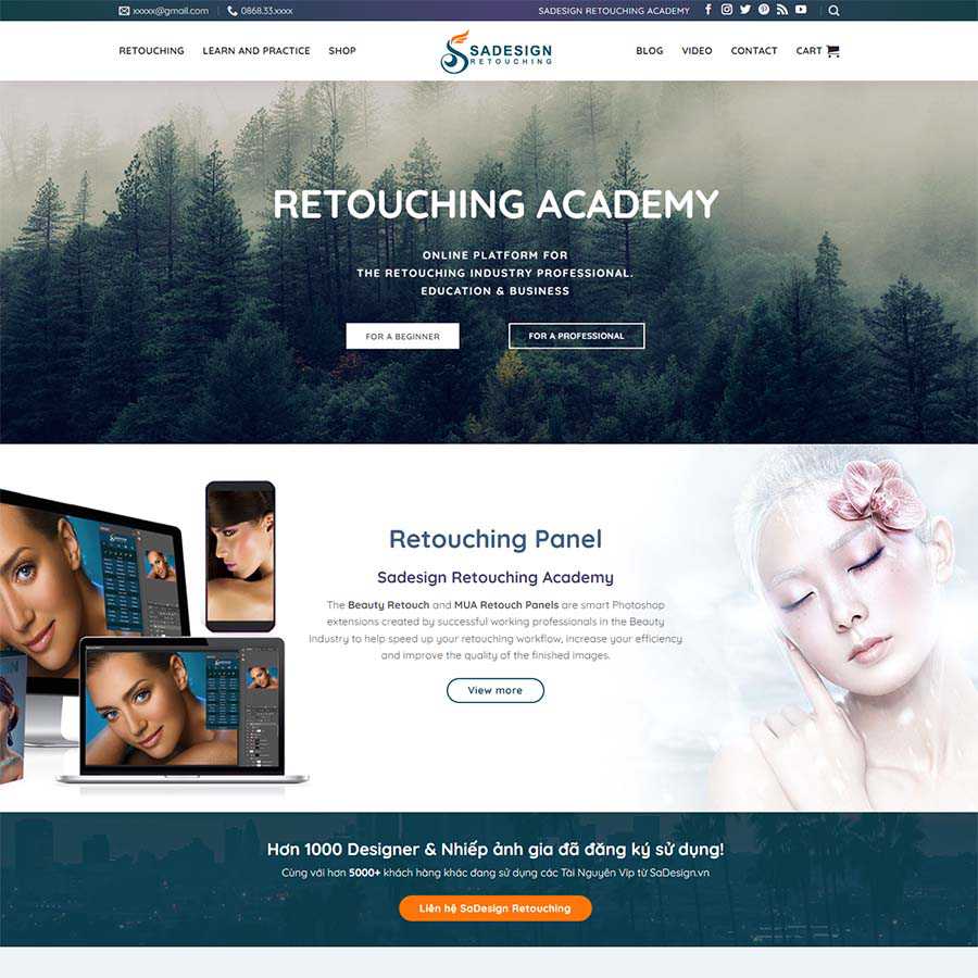 Mẫu Website Bán Tài Nguyên Thiết Kế Đồ Họa Photoshop - Shop Online - Mmo - Cài Đặt Sẵn