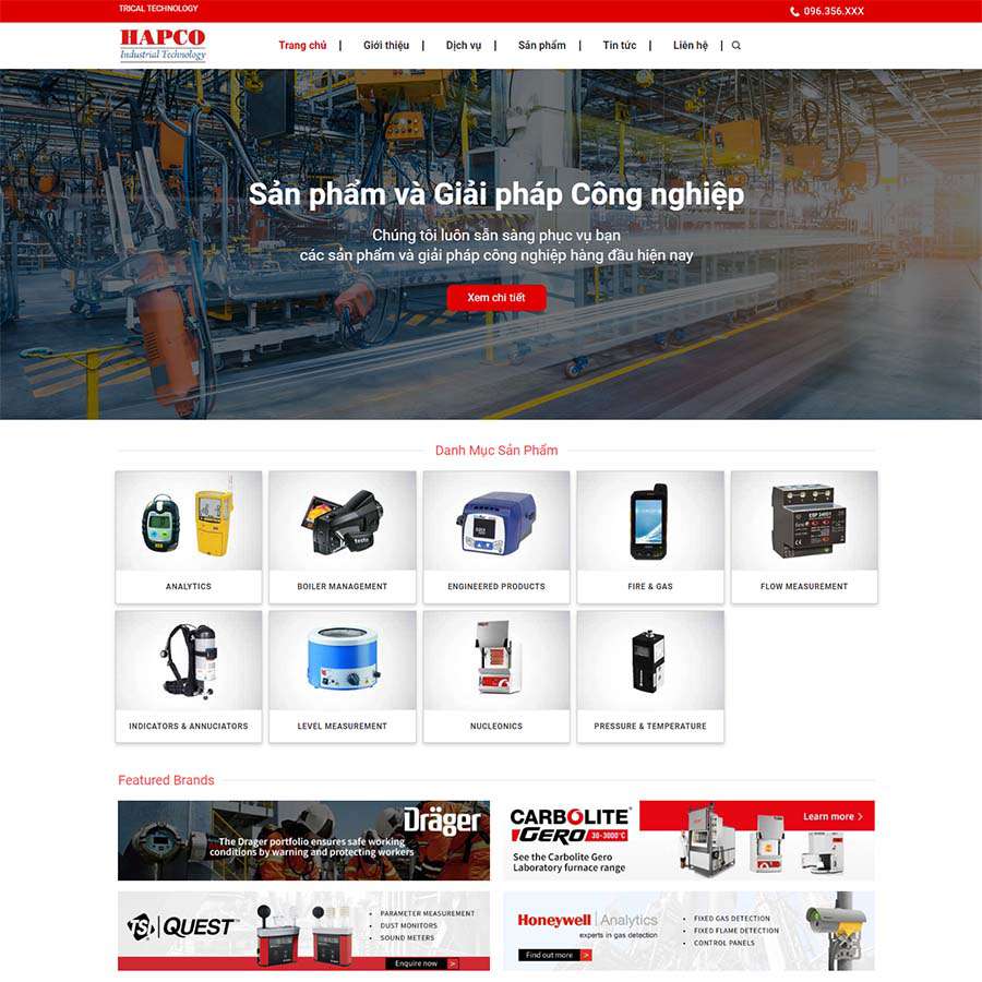 Mẫu Website Bán Thiết Bị Điện Tử 02 - Shop Online - Cài Đặt Sẵn