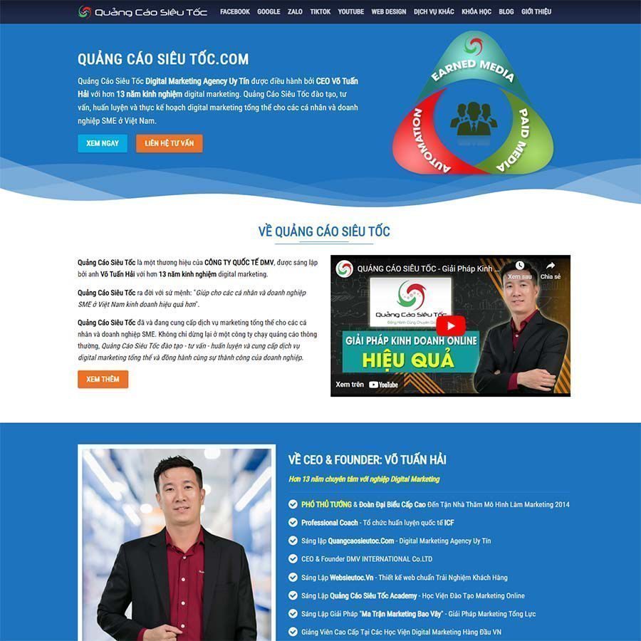 Mẫu Website Tin Tức 14 - Blog - Cài Đặt Sẵn