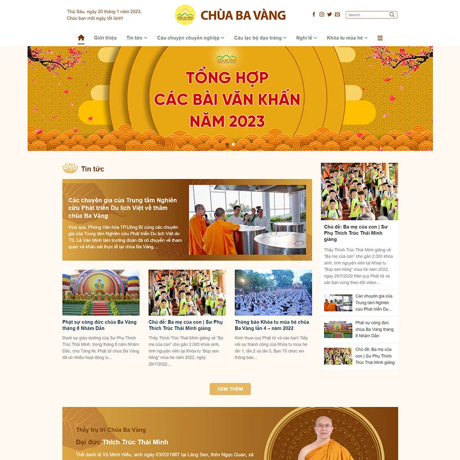 Mẫu Website Tin Tức 19 - Blog - Cài Đặt Sẵn