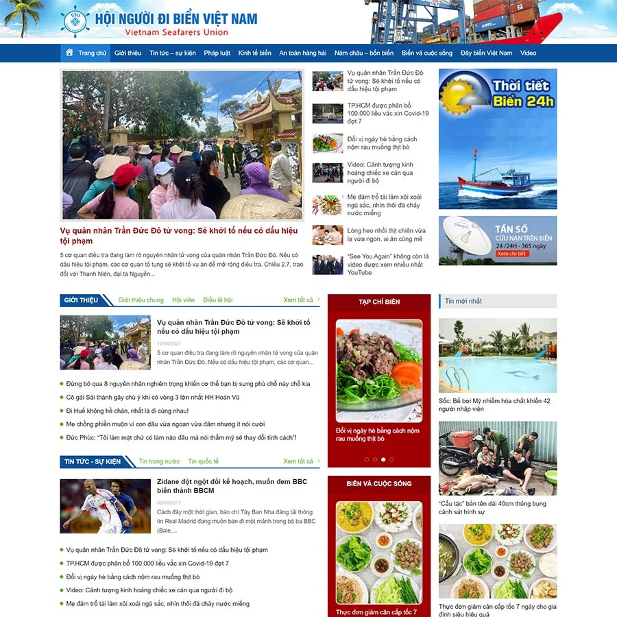 Mẫu Website Tin Tức 22 - Blog - Cài Đặt Sẵn