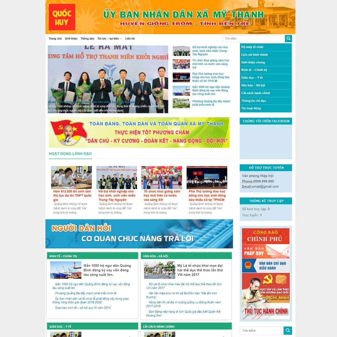 Mẫu Website Tin Tức 07 - Blog - Cài Đặt Sẵn
