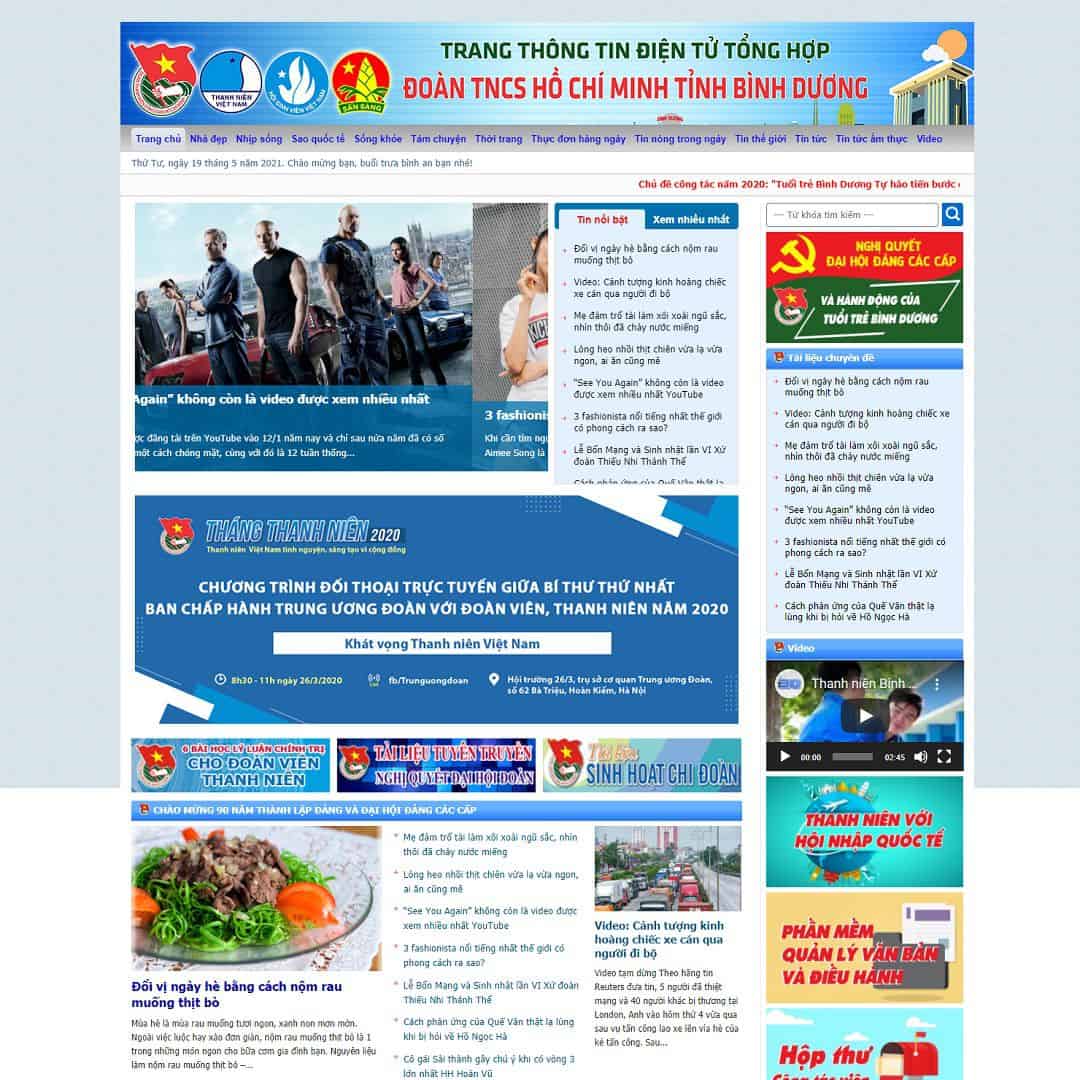 Mẫu Website Tin Tức 09 - Blog - Cài Đặt Sẵn