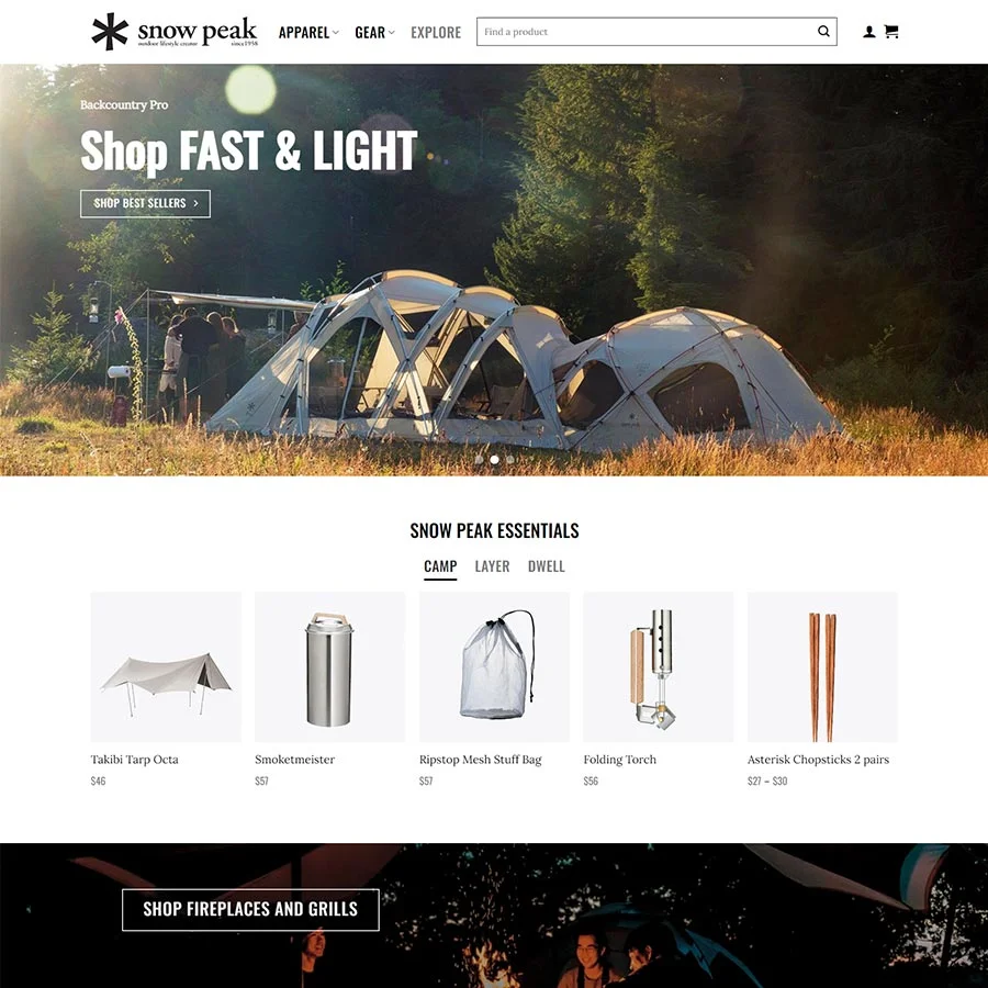 Mẫu Website Bán Lều Du Lịch Đồ Phượt Camping - Shop Online - Cài Đặt Sẵn