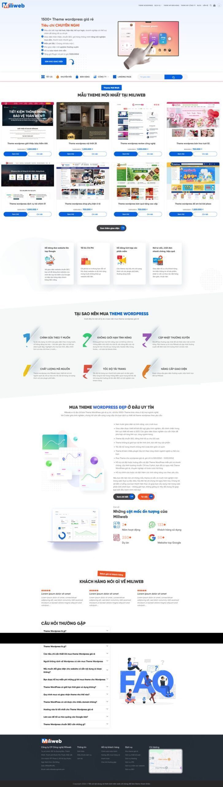 Mẫu Website Theme Plugin 04 - Sản Phẩm Số Mmo - Cài Đặt Sẵn